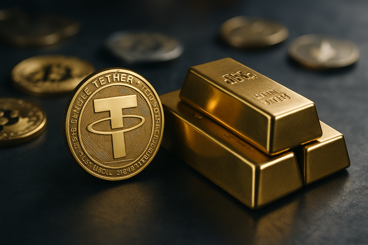 Tether uvádza na trh zlaté pôžičky s 23 miliardami dolárov v zásobách