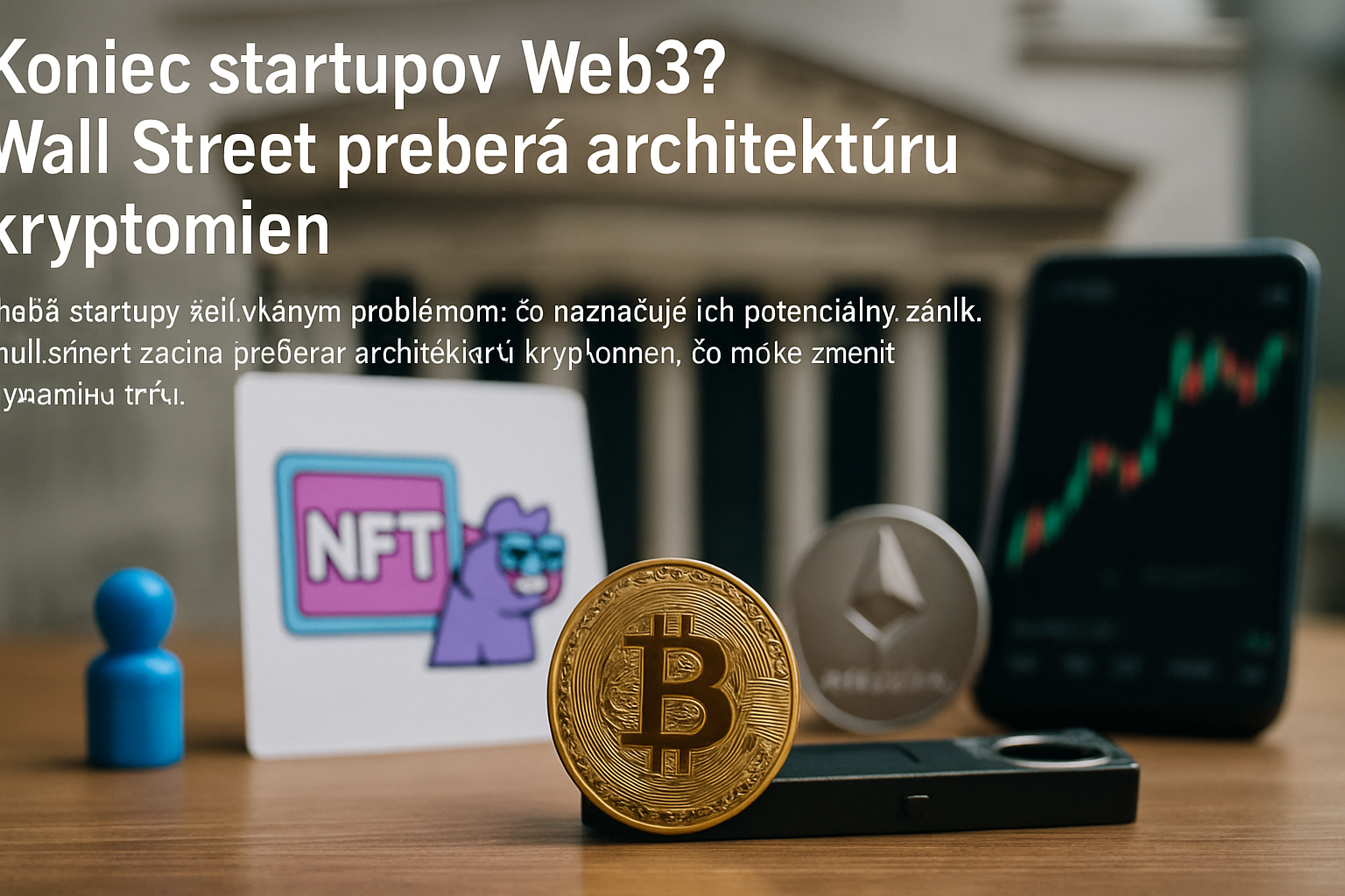 Koniec startupov Web3? Wall Street preberá architektúru kryptomien