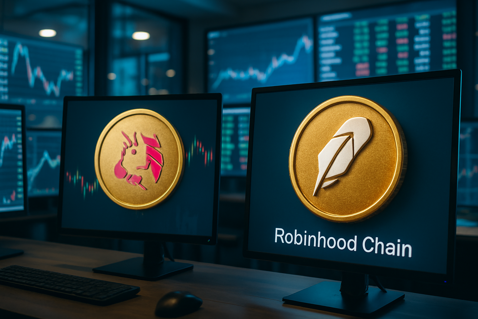 Uniswap spúšťa tokenové pooly na Robinhood Chain
