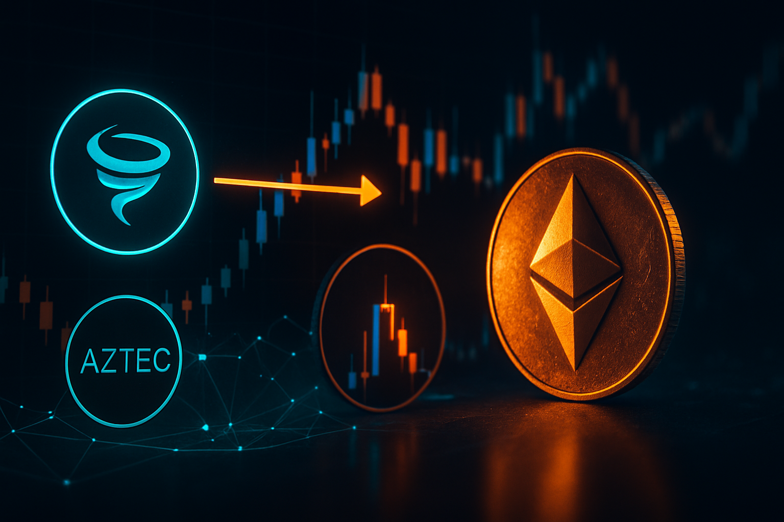 Aztec Bridge Exploiter Presúva 300 ETH do Tornado Cash
