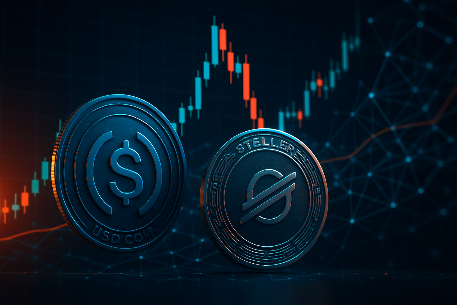 Circle a Stellar: USDC zaznamenal 35% rast trhovej kapitalizácie