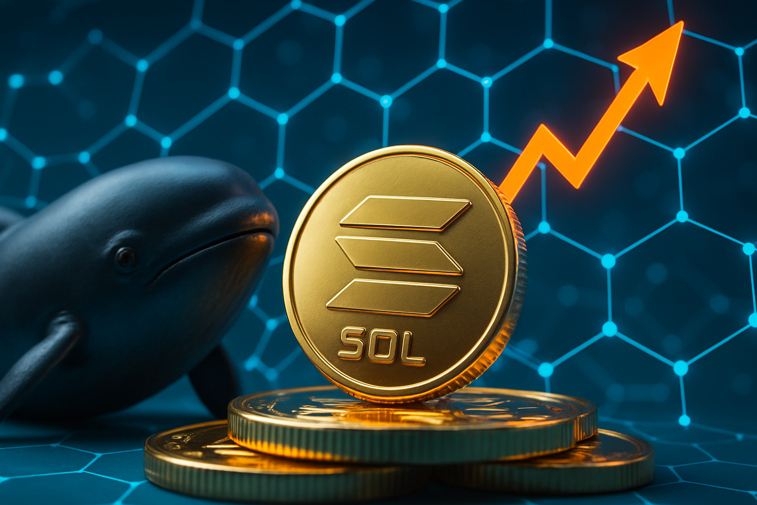 Whale otvára 20x long na 500K SOL v hodnote 23M dolárov
