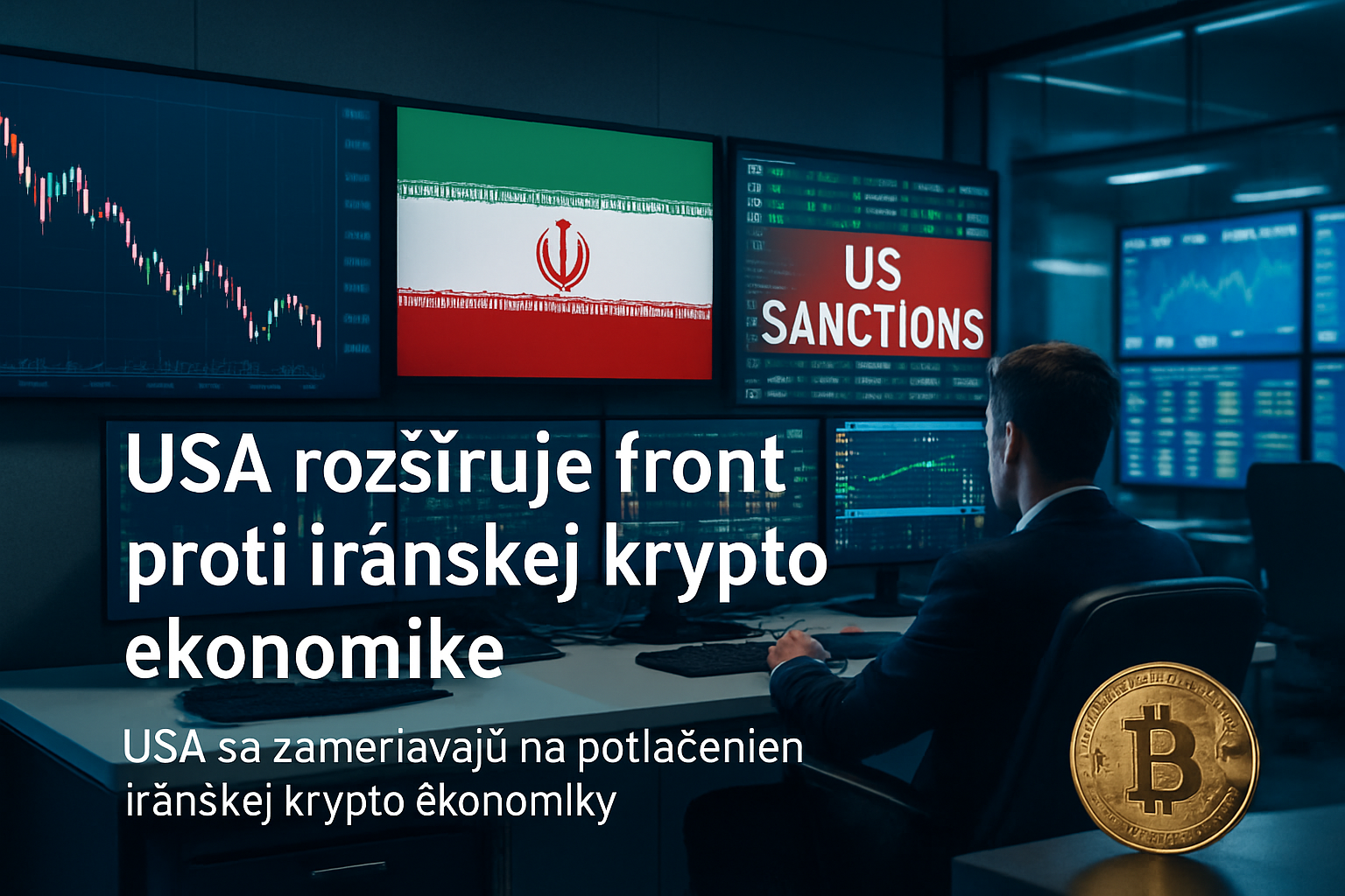 USA rozširuje front proti iránskej krypto ekonomike