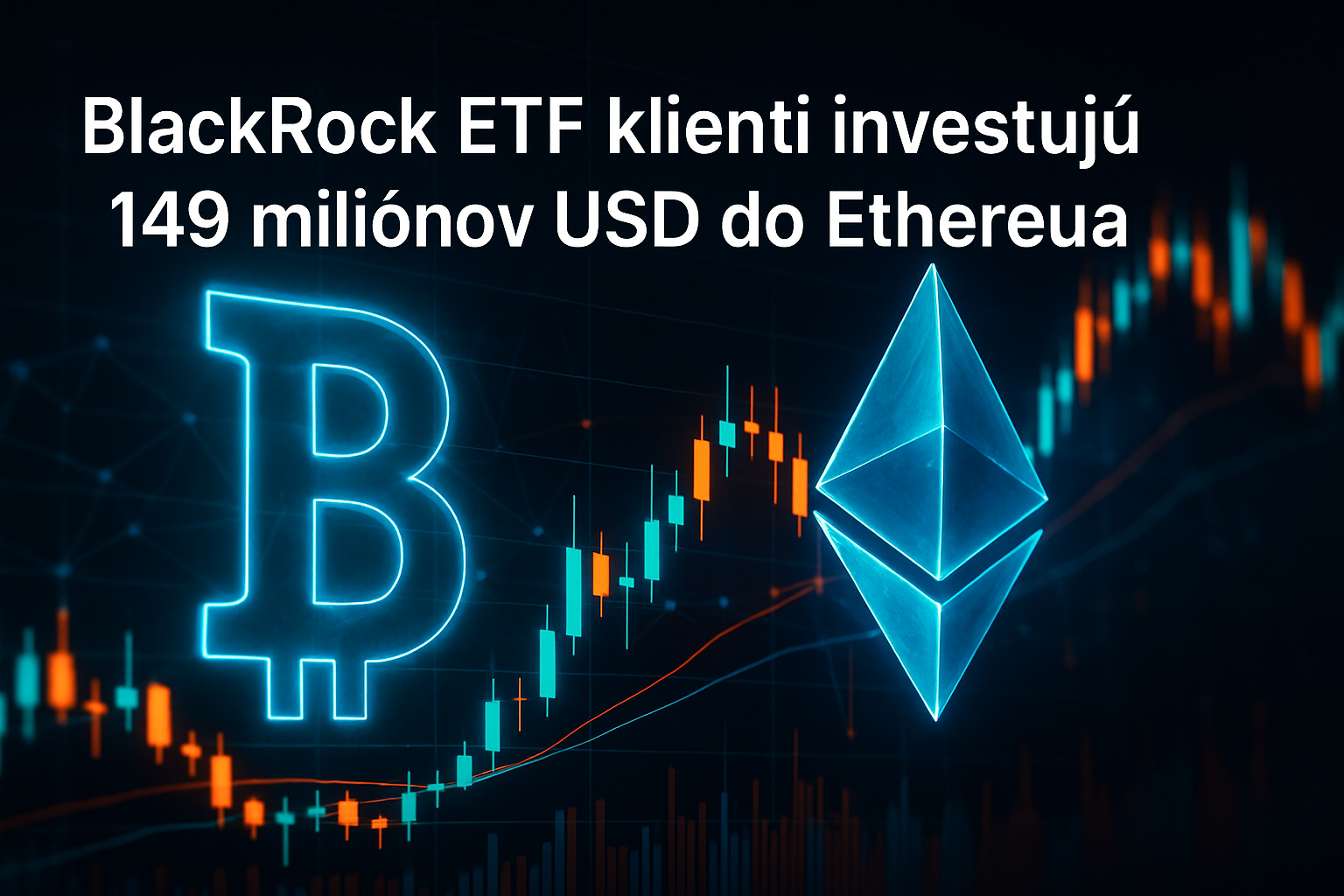 BlackRock ETF klienti investujú 149 miliónov USD do Etherea