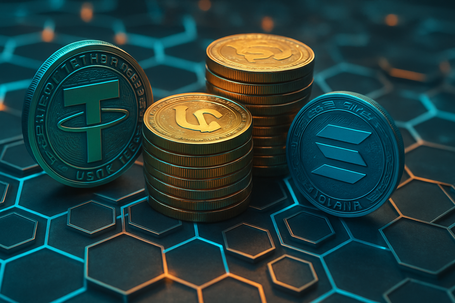 Tether razí $500M USDT na Solane za menej ako hodinu
