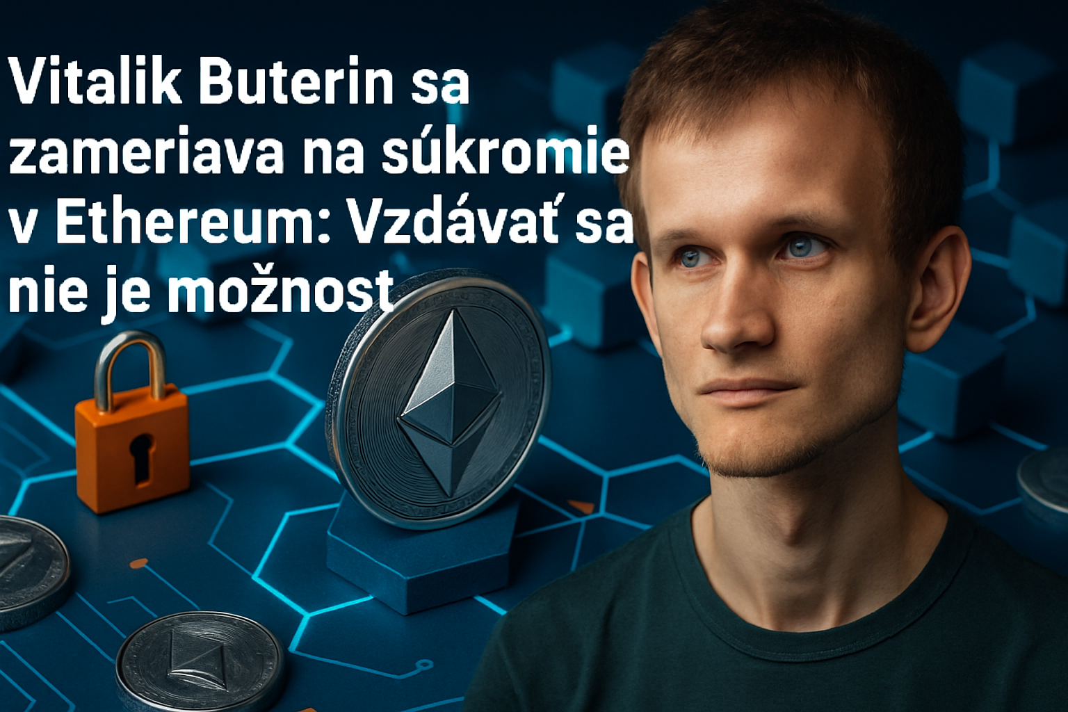 Vitalik Buterin sa zameriava na súkromie v Ethereum: Vzdávať sa nie je možnosť