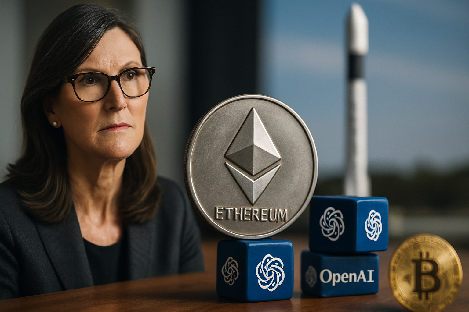 Cathie Wood Tokenizuje Fond s SpaceX a OpenAI na Ethereum