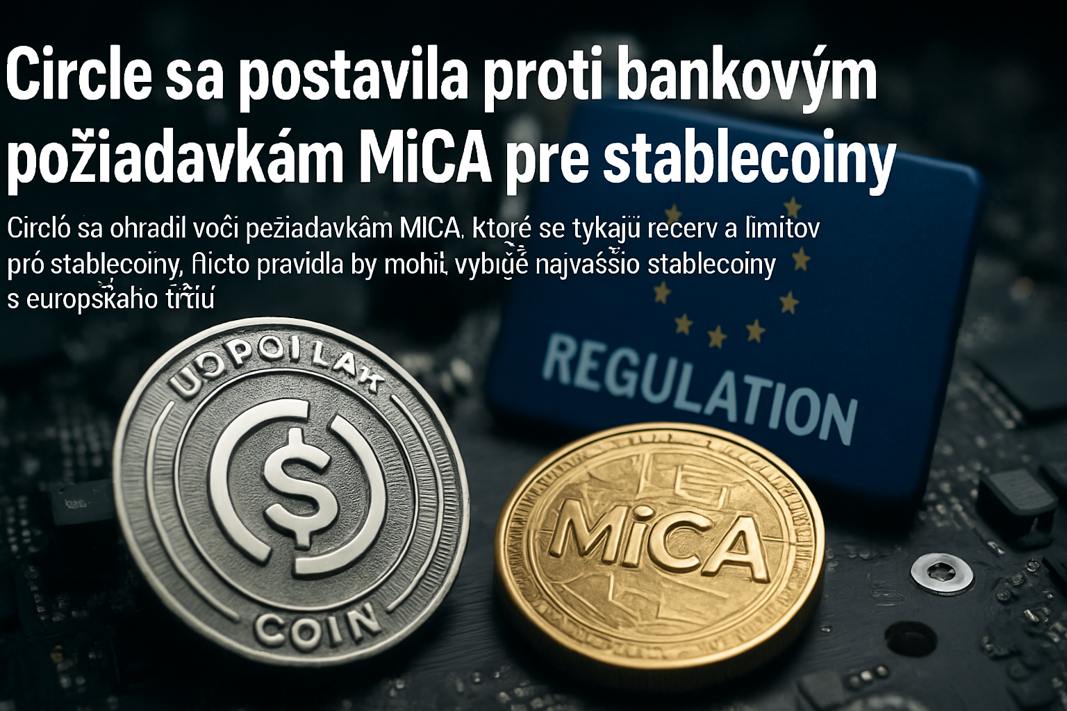 Circle sa postavila proti bankovým požiadavkám MiCA pre stablecoiny