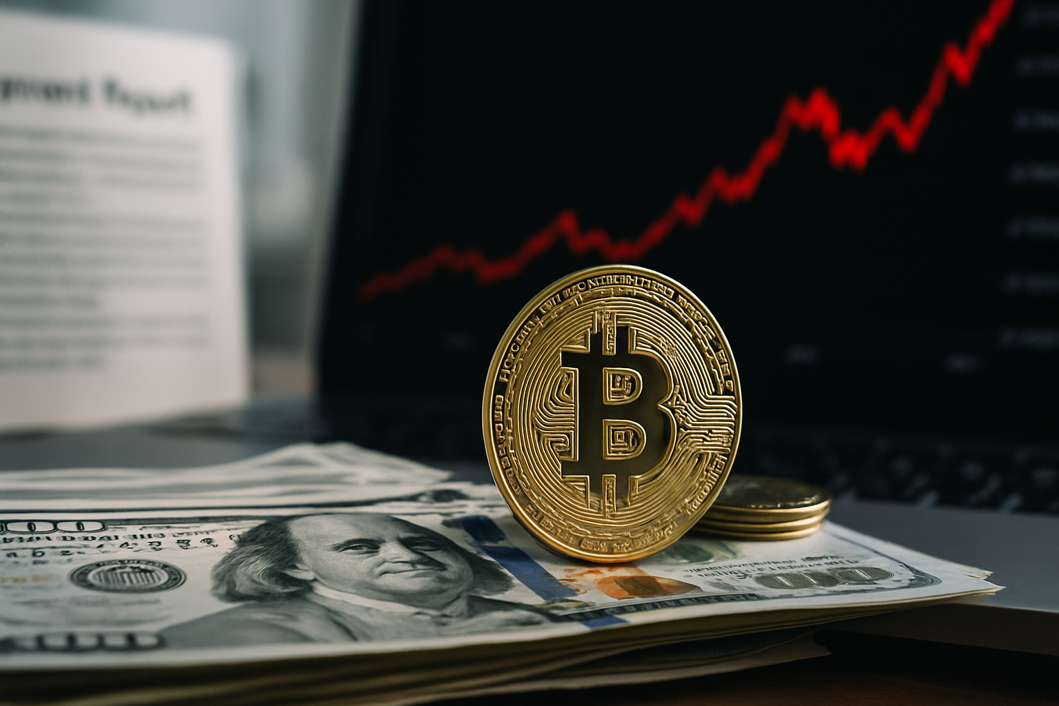 Bitcoin sa obchoduje blízko 87 000 dolárov po zlyhaní v amerických pracovných miestach