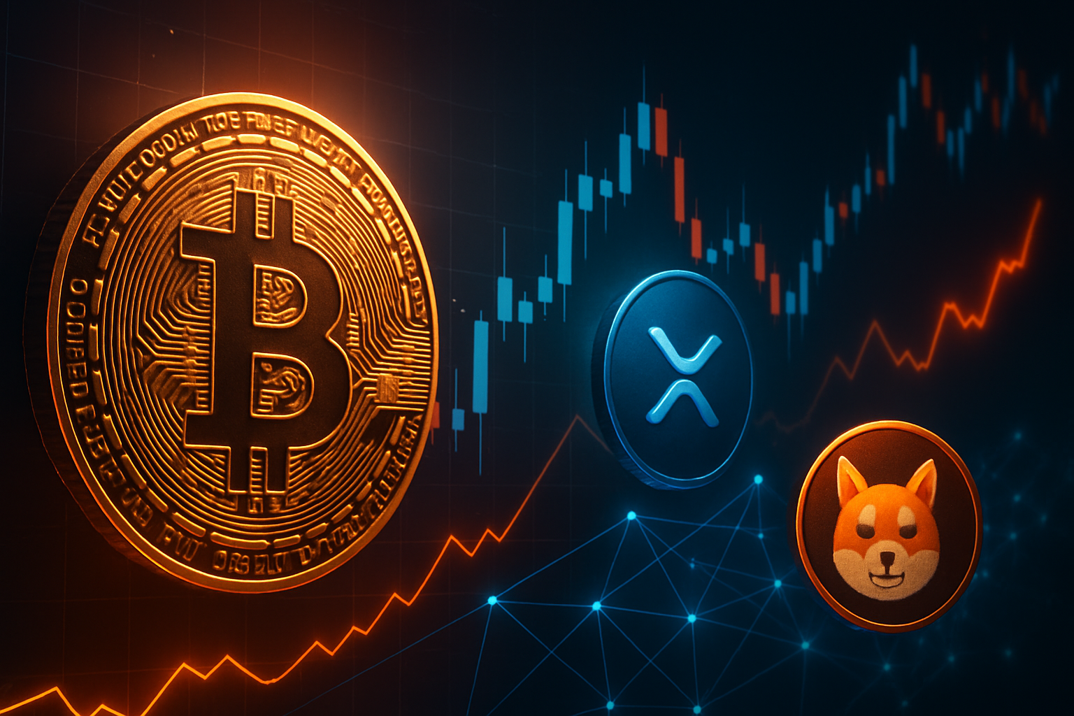 Bitcoin sa vracia na vrchol: Ripple a Shiba Inu stále v hre