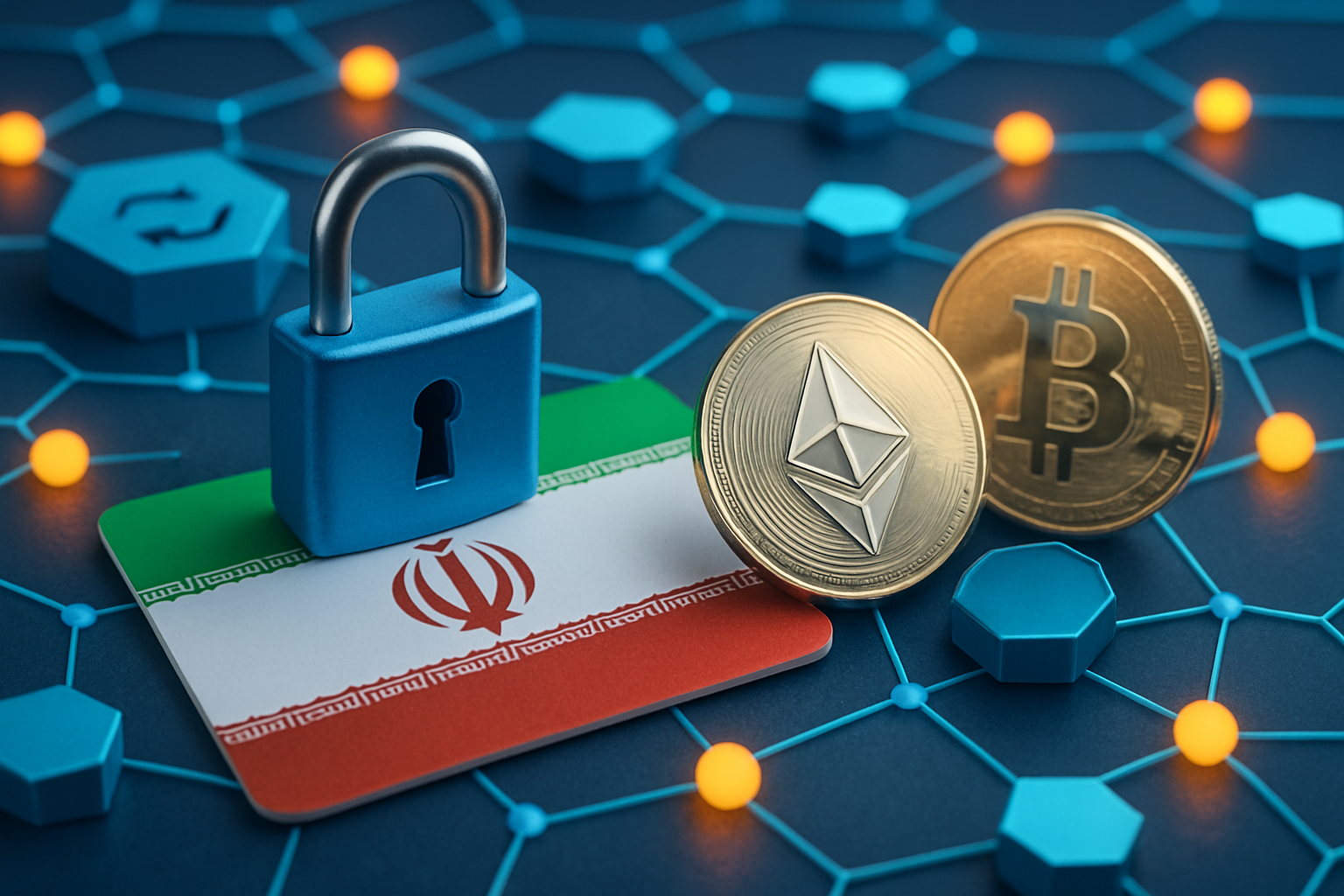 Irán blokuje rialové účty spojené s kryptoburzami